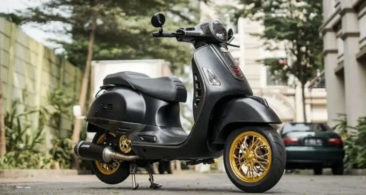 Modifikasi Vespa Matic yang Elegan, Nyaman, dan Tetap Aman di Jalan